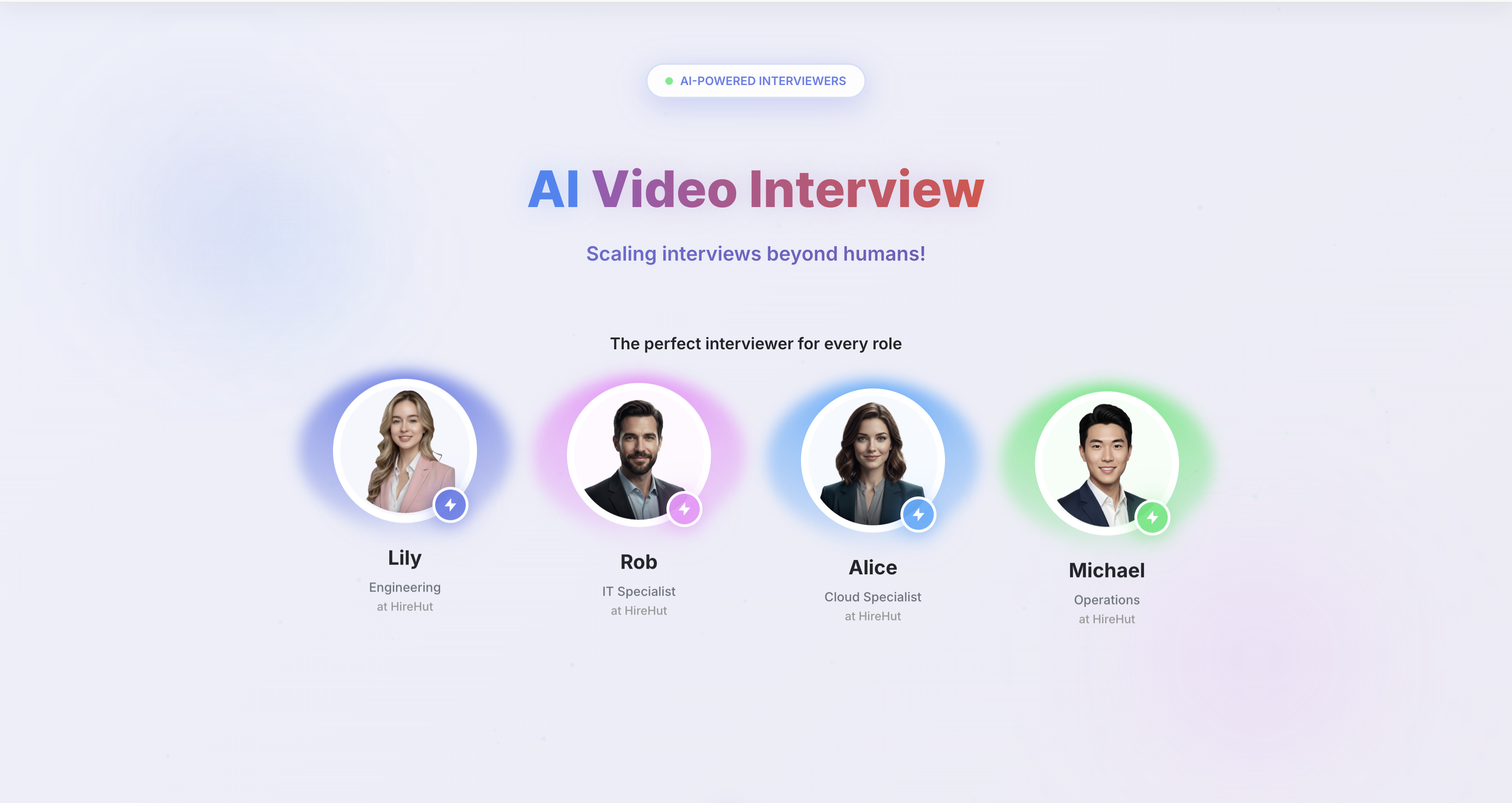 AI Interviewers at HireHut